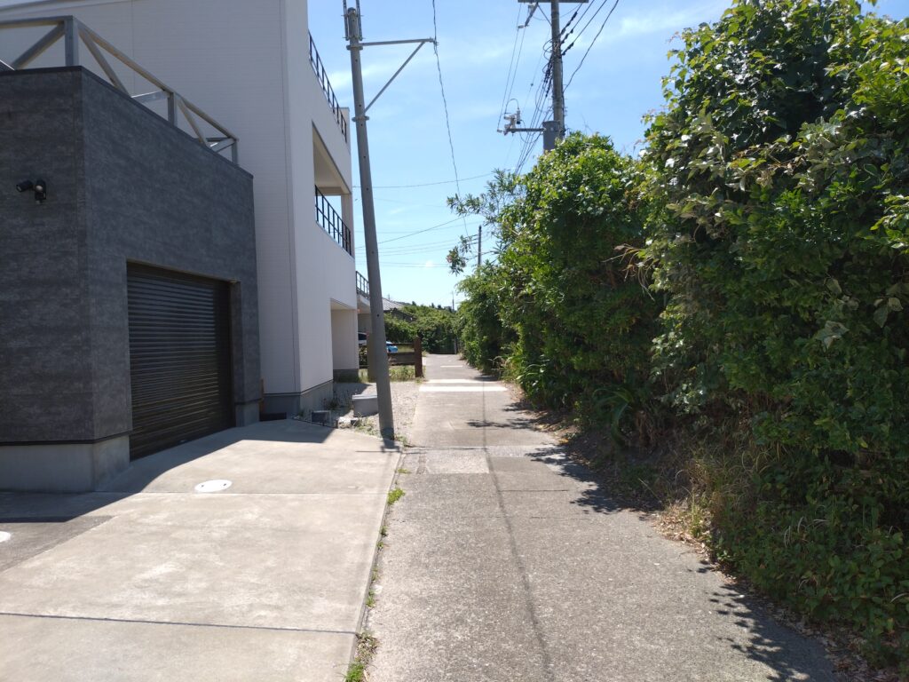 西側の道路状況