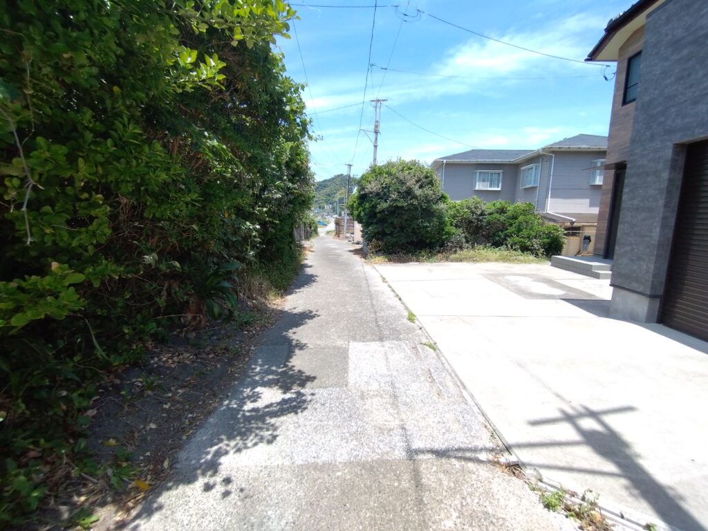 西側の道路状況